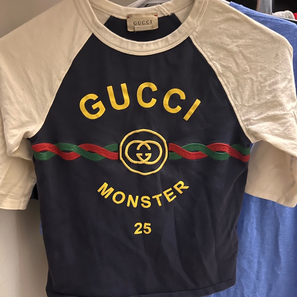 Boys Gucci shirt 3/4 sleeve